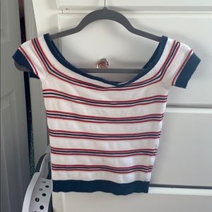 Off the shoulder knit american eagle top